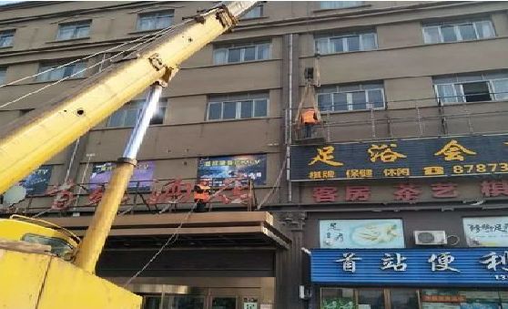 长葛安装较高的门店招牌有什么好的方法？